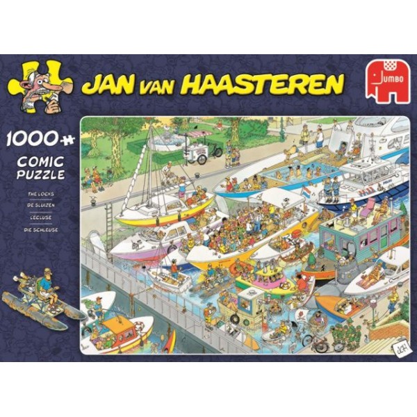 Śluza wodna, Jan van Haasteren - Sklep Art Puzzle